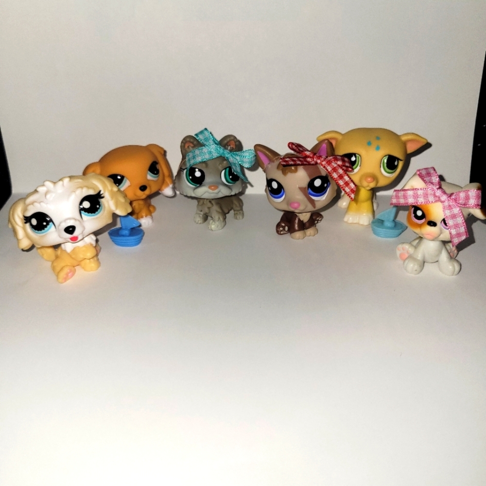 Lps Puppy Dog Lot Of 6